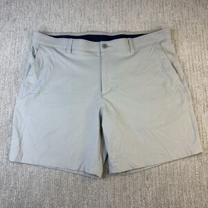 Southern Tide Performance Brrr Golf Shorts Mens Size 42 Grey Blend Casual